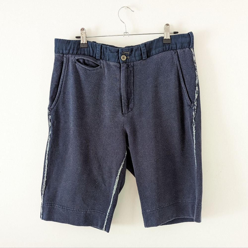 Yigal Azrouel Navy French Terry Gym Sweat Shorts Running USA S Sweatshorts